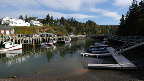 Kanada-Bay-Of-Fundy-Halls-Hafen-Flut-Ebbe-Zeitraffer