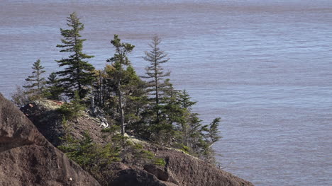 Kanada-Bay-Of-Fundy-Zoomt-Auf-Das-Wasser