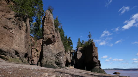 Kanada-New-Brunswick-Hopewell-Rockt-In-Der-Sonne