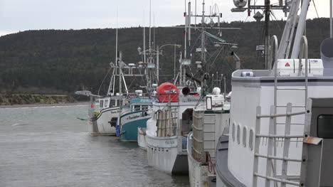 Canadá-Nueva-Escocia-Nueva-Fila-De-Embarcaciones-De-Alta-Marea-De-Yarmouth