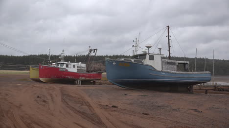 Kanada-Nova-Scotia-Boote-Auf-Sand
