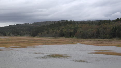 Kanada-Nova-Scotia-Küstenhügel-Pan