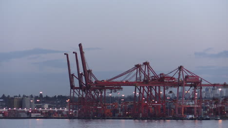 Canada-Vancouver-Loading-Docks-In-Evening