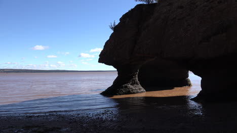 Canada-Detail-Of-Tide-On-Hopewell-Rocks