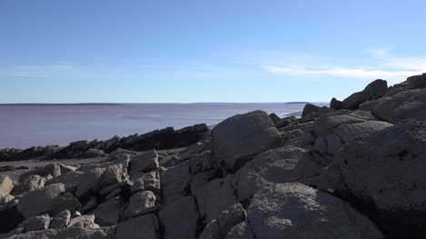 Canadá-Rocas-Y-Vista-De-La-Bahía-De-Fundy