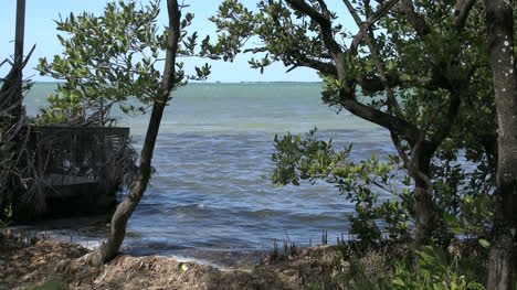 Florida-Key-Largo-Water-View-With-Small-Waves