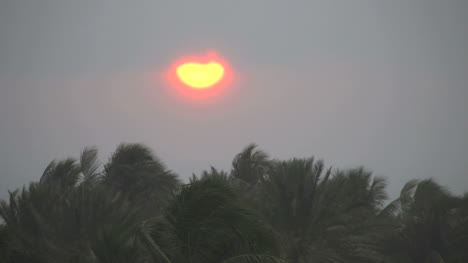 Florida-Key-West-Sonnenuntergang-Teilweise-Unter-Wolken