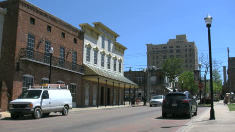 Mississippi-Vicksburg-Altstadtstraße-Und-Gebäude