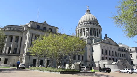 Mississippi-Statehouse-Rückansicht