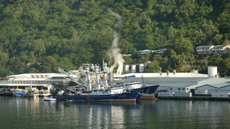 American-Samoa-Pago-Pago-Barcos-De-Pesca