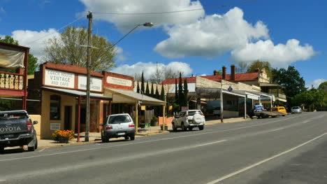 Australien-Beechworth-Blick-Auf-Die-Straße