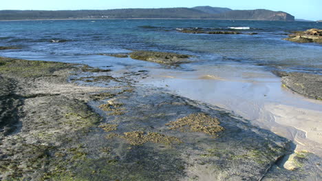 Australia-Murramarang-Beach-Low-Tide-View