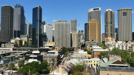 Australien-Sydney-Skyline-Aussicht