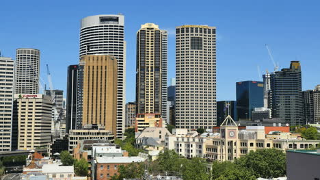 Australien-Sydney-Skyline-Mit-Hotels-Und-Bürogebäuden