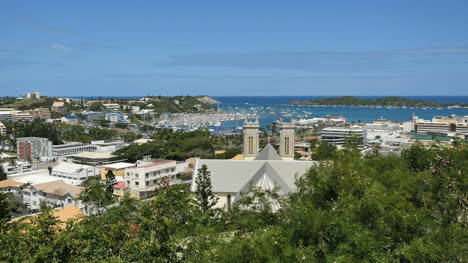 New-Caledonia-Noumea-View-With-Church