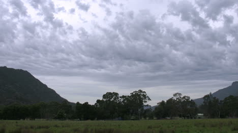 Australien-Grampians-Bewölkter-Himmel