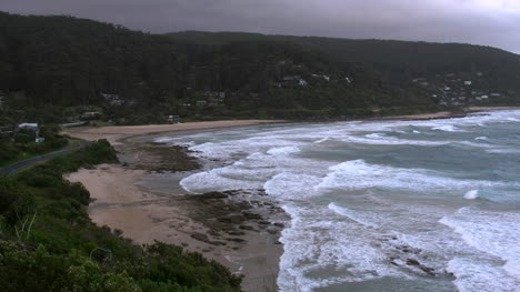 Australia-Gran-Océano-Camino-Wye-Río-Olas