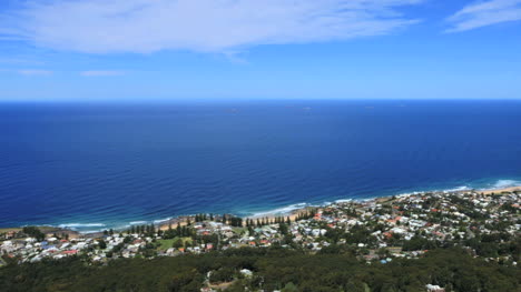 Australia-Escarpa-Illawarra-Mirando-Hacia-Wollongong-Pan