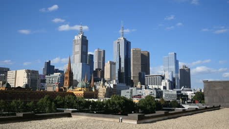 Horizonte-De-Australia-Melbourne-Visto-Desde-El-Hotel