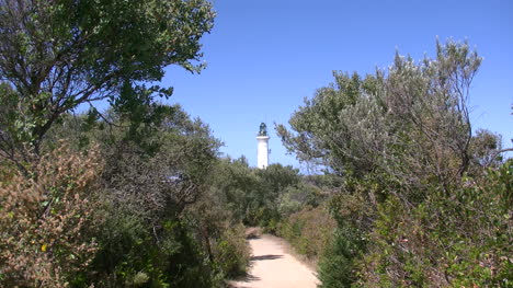 Australien-Leuchtturm-Und-Busch-Zoom