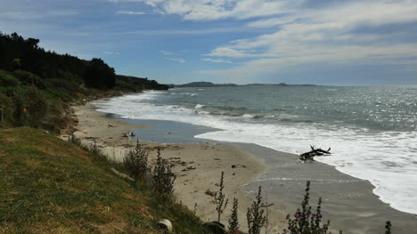 Playa-De-Katiki-De-Nueva-Zelanda
