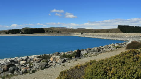 Neuseeland-See-Pukaki-Damm