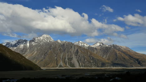 Nueva-Zelanda-Mt-Cook-Parque-Nacional-Nubes-Lapso-De-Tiempo