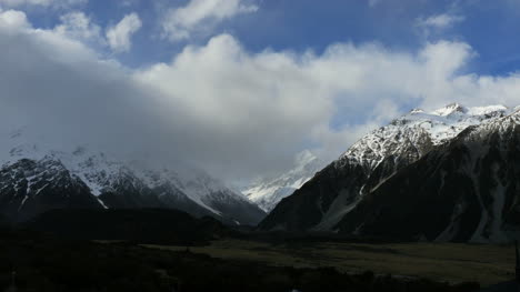 Neuseeland-Wolken-über-Mt-Cook-Zeitraffer