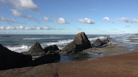 Oregon-Seal-Rocks-In-A-Row-Zoom-In-Sonido