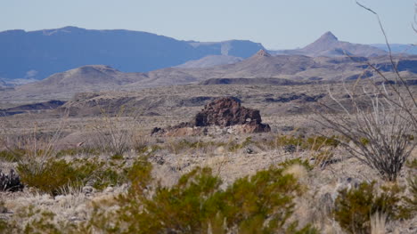 Texas-Big-Bend-Felsen-In-Der-Wüste