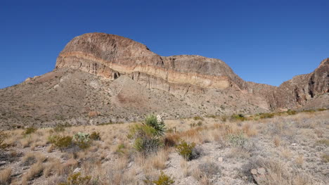 Texas-Big-Bend-Strata-Auf-Mesa-Pfanne