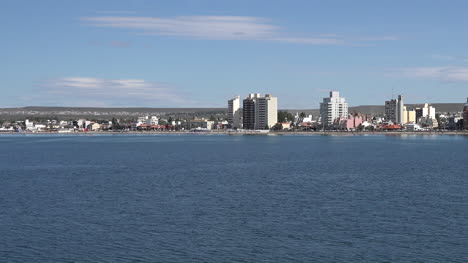 Argentina-Puerto-Madryn-Pans-And-Zooms-In-To-Buildings