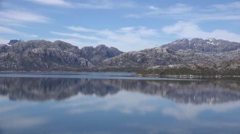 Chile-Smyth-Channel-Reflection-Of-Rugged-Mountains