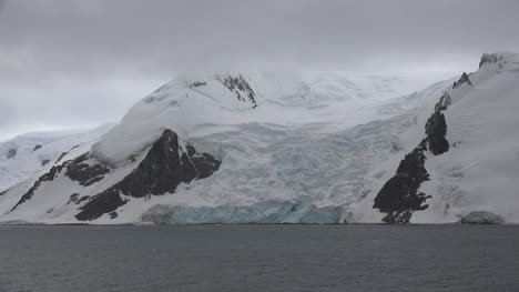 Antarktis-King-George-Island-Blick-Auf-Den-Gletscher