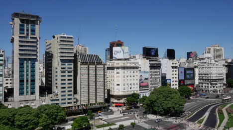 Argentinien-Buenos-Aires-Hochhäuser-An-Der-Avenue-Af