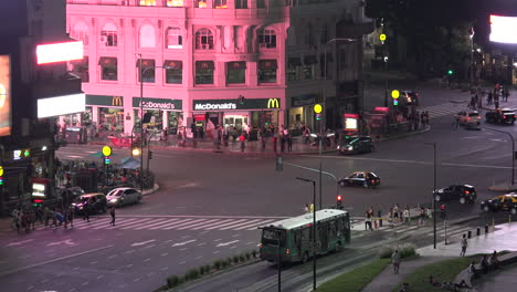 Argentinien-Buenos-Aires-Nacht-Straßenszene