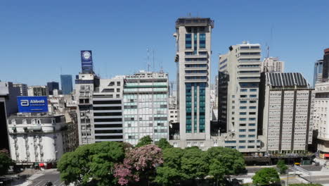 Argentinien-Buenos-Aires-Weitwinkelaufnahme-Der-Innenstadt-Von-Pan