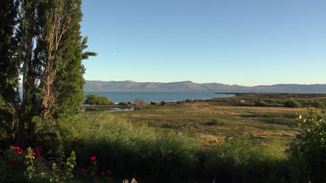 Argentina-Roses-And-Evening-View-Of-Lake