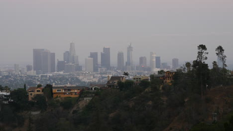 Kalifornien-Los-Angeles-Skyline-Vom-Park-Angel