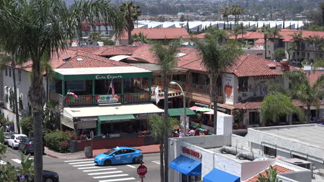 California-San-Diego-Old-Town-Escena-Callejera-Con-Coches