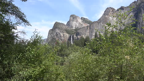 California-Yosemite-Bridalveil-Falls-In-Distance