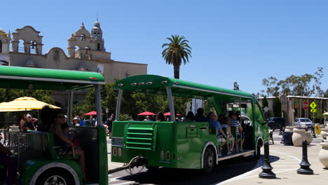 California-Bus-Pulling-Up-To-Pick-Up-Passengers