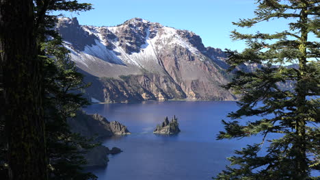 Oregon-Kratersee-Schöner-Inselblick