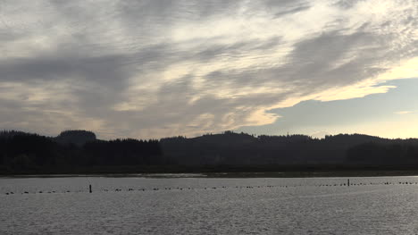 Washington-Silver-Lake-Abendwolkenansicht