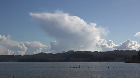 Washington-Cloud-über-Silver-Lake-Zeitraffer