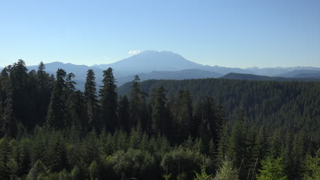 Washington-Se-Enfoca-En-El-Monte-Saint-Helens-Retroiluminado