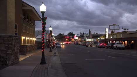 Arizona-Wickenburg-Main-Street-Christmas-Evening-Time-Lapse