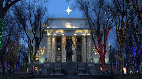 Arizona-Gerichtsgebäude-In-Prescott-Zu-Weihnachten