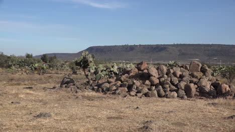 Mexiko-Jalisco-Landschaft-Mit-Steinhaufen