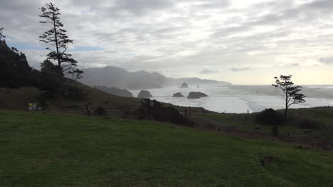 Oregon-Ecola-State-Park-With-Tourists